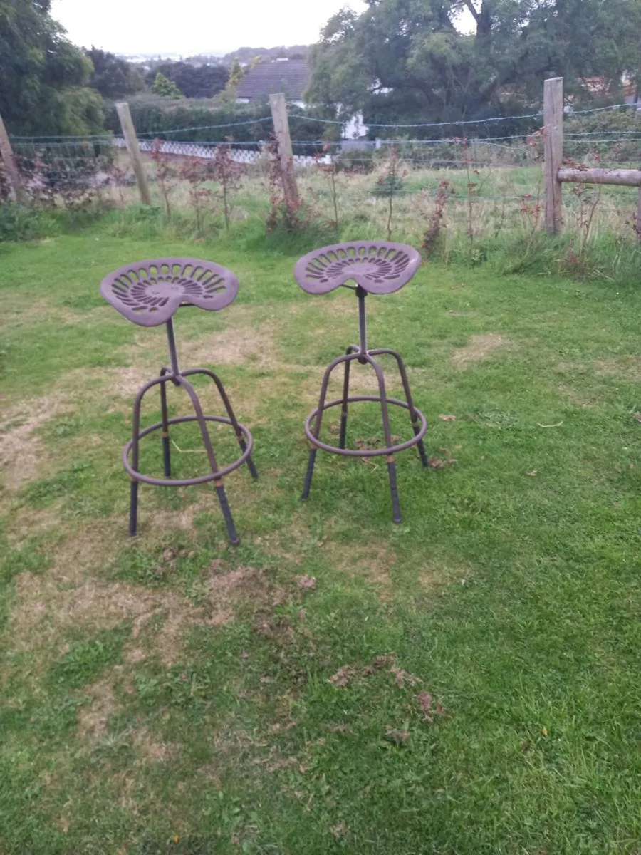 Tractor Seat Barstools - Image 1