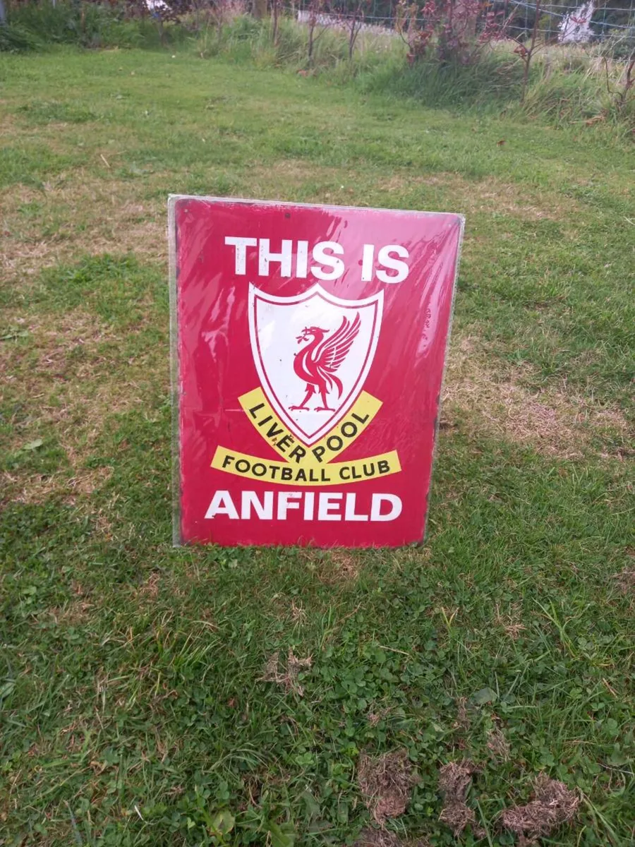 Liverpool Tin Sign - Image 1