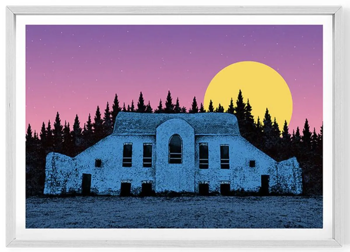 Hellfire Club 'Dawn / Dusk' Framed JANDO Art Print - 64x90cm (A1) - Image 1