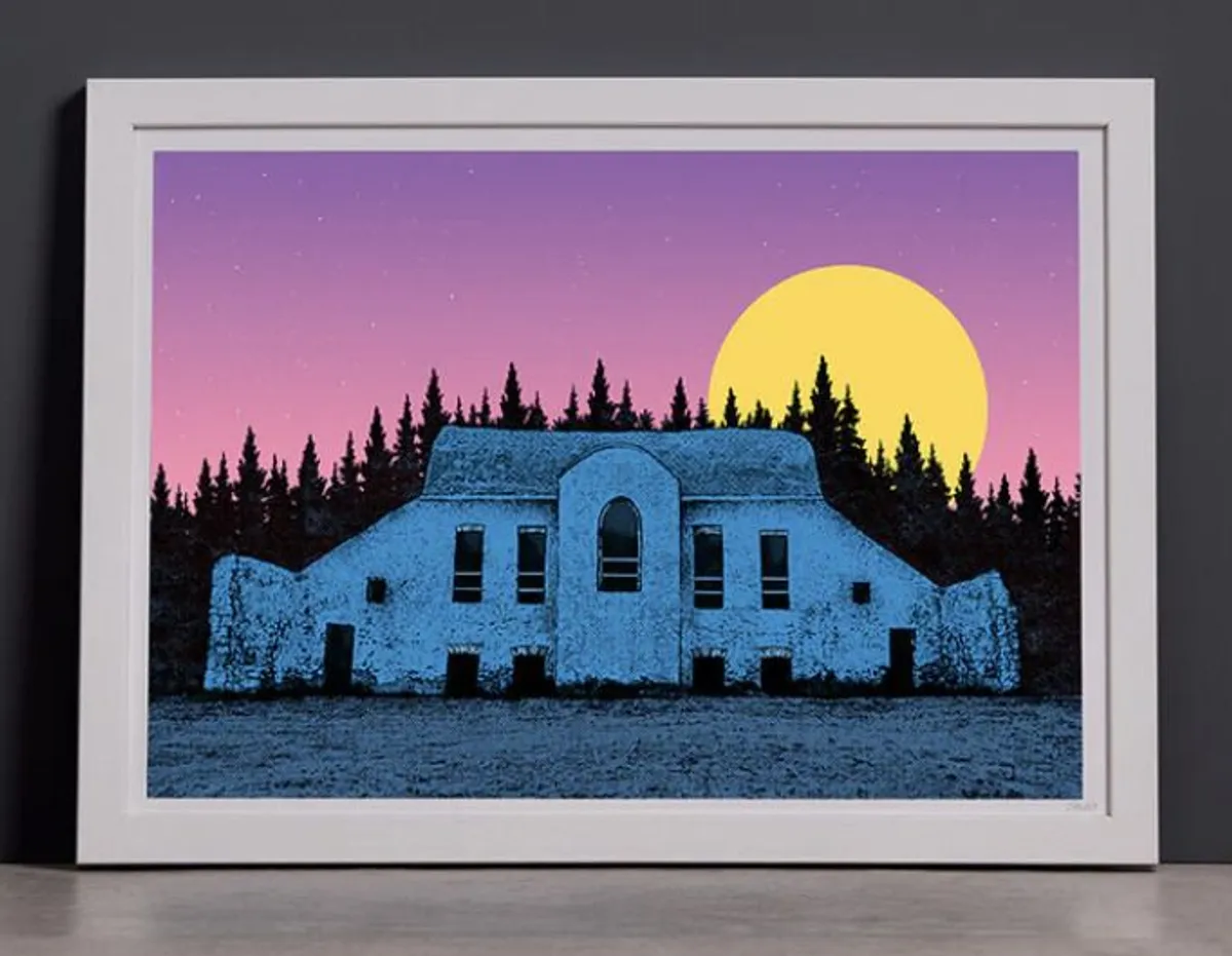 Hellfire Club 'Dawn / Dusk' Framed JANDO Art Print - 64x90cm (A1) - Image 2