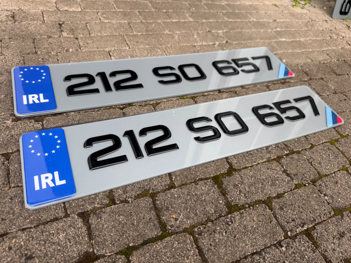 Upgrade your number plates to tinted gels - Image 1