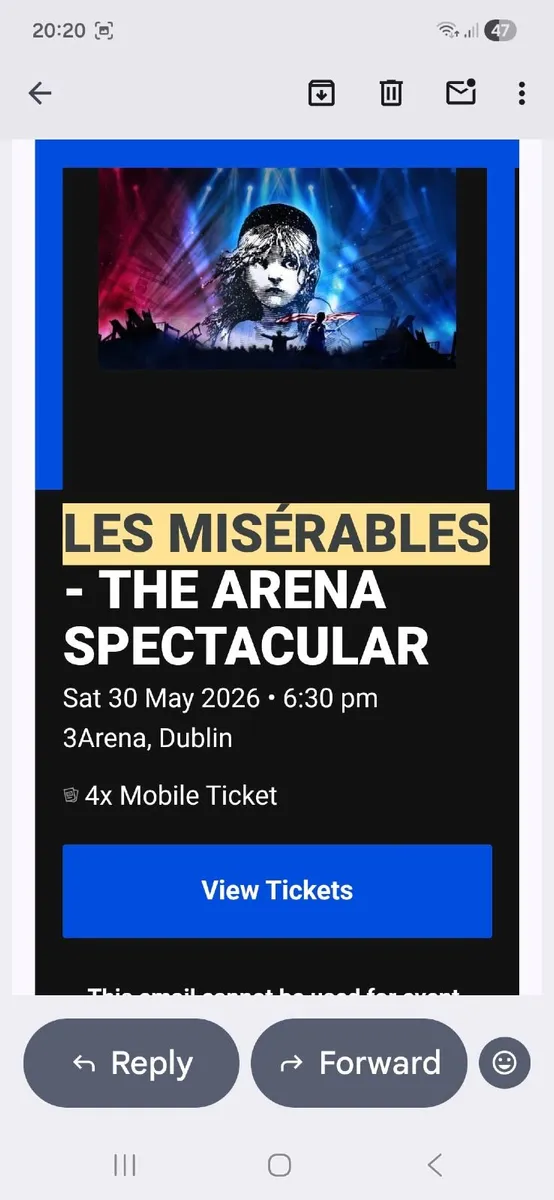 2 les miserablesSaturday May 30th at 6.30pm - Image 1