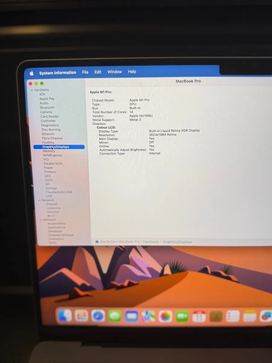 MacBook Pro 14 2022 M1 Pro 16GB/512SSD/535c - Image 3