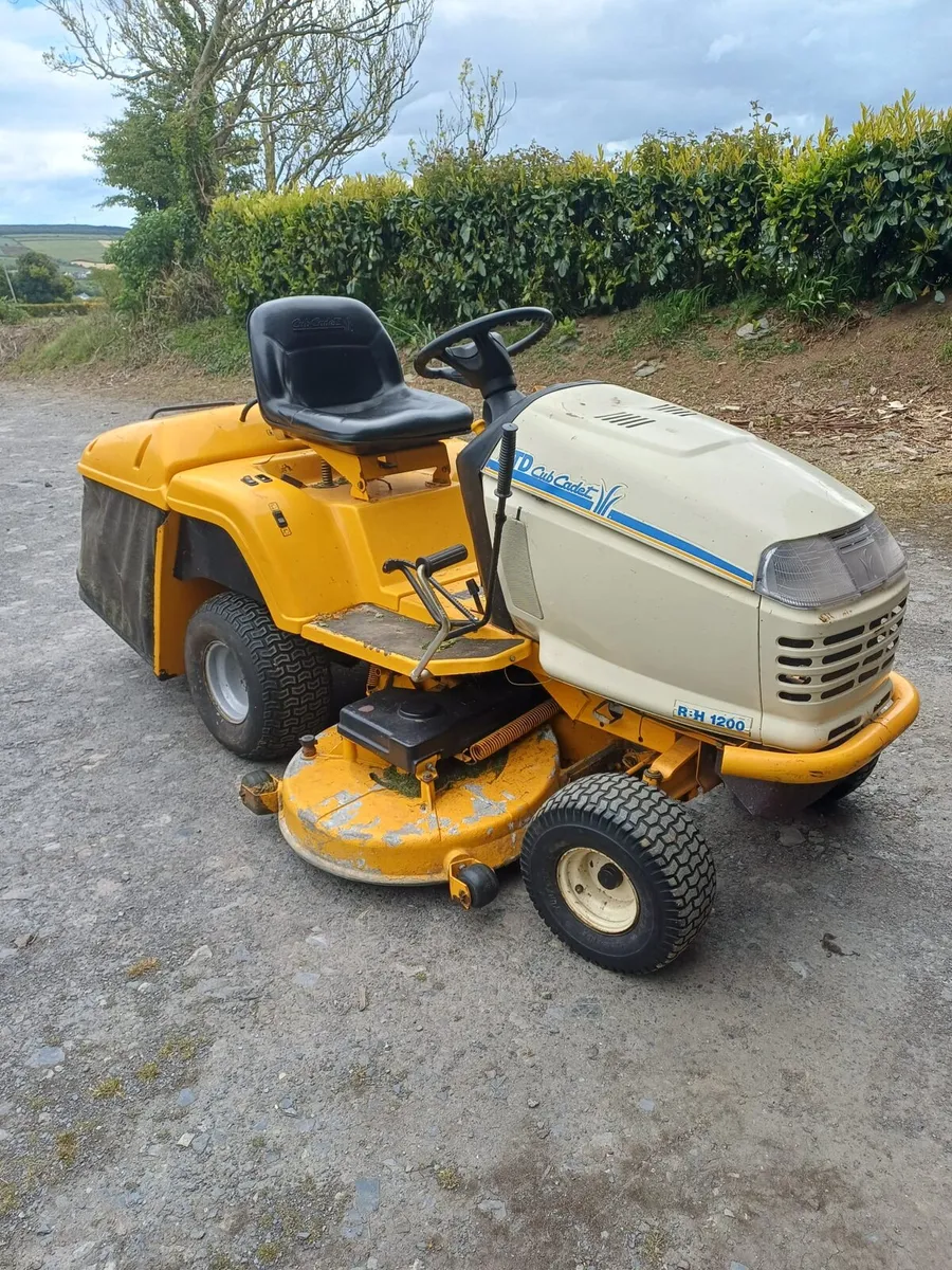 Cub cadet ride on mower - Image 1