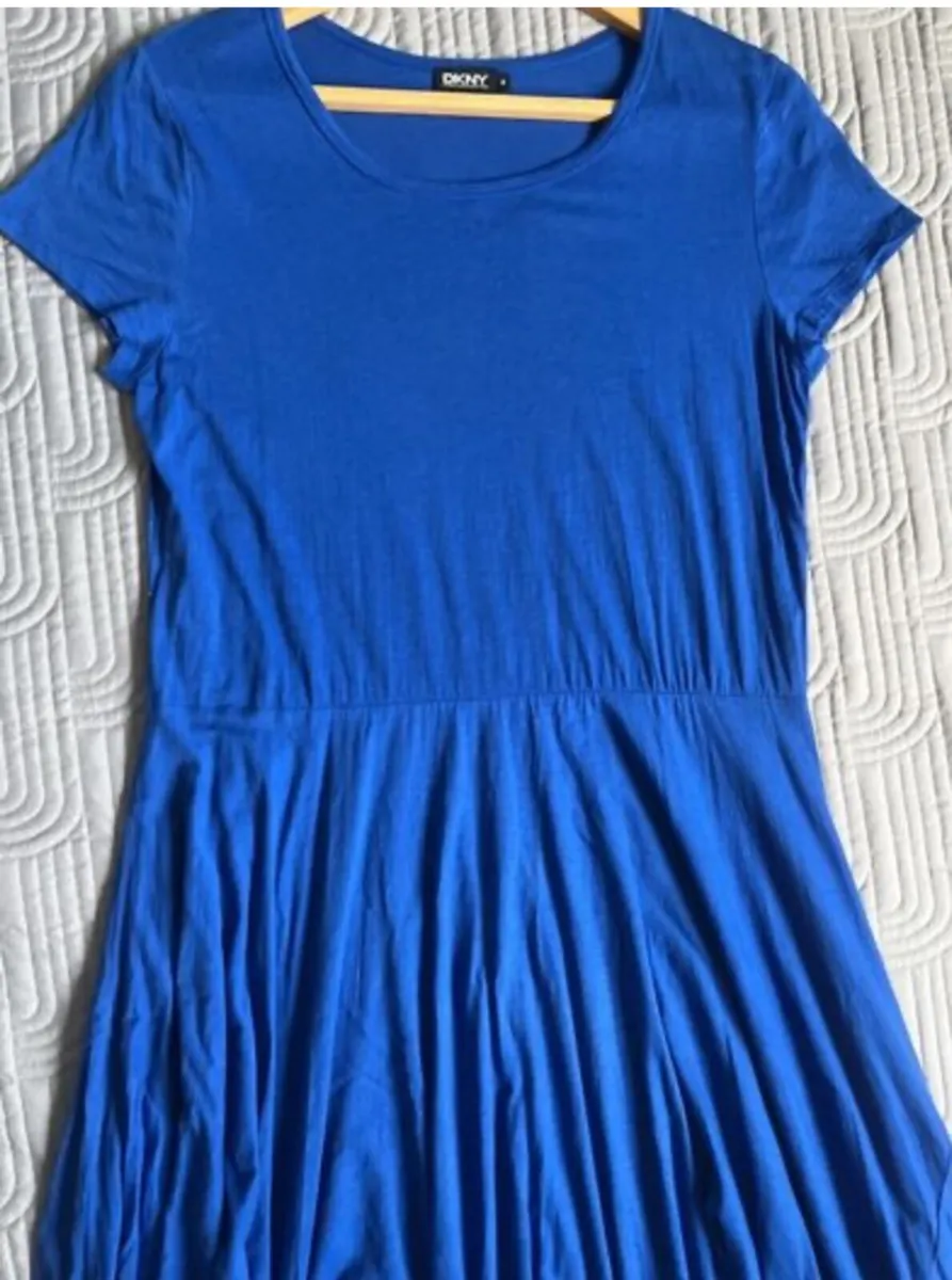 DKNY Blue dress Size M - Image 4