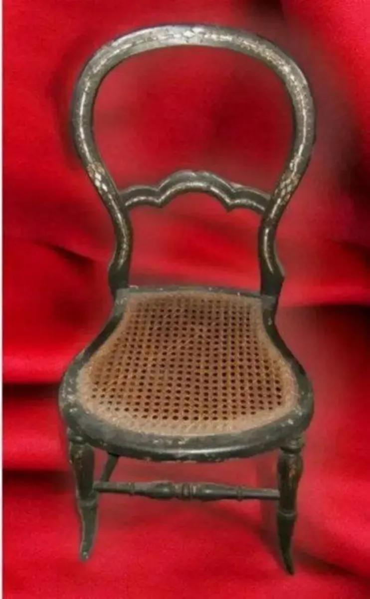 Victorian Chair with Mother of Pearl Inlay - Image 1