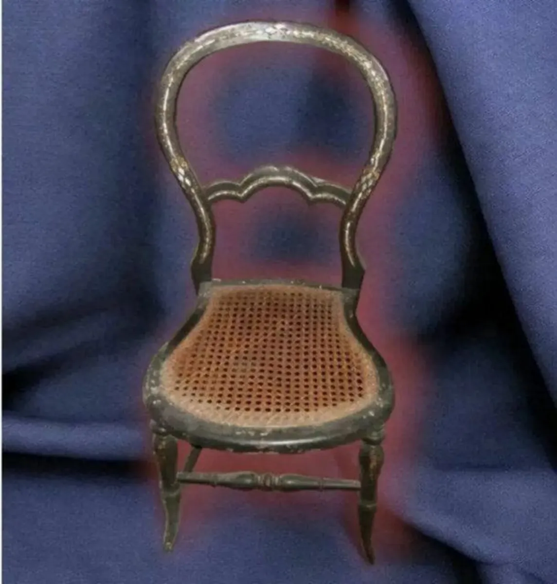 Victorian Chair with Mother of Pearl Inlay - Image 2
