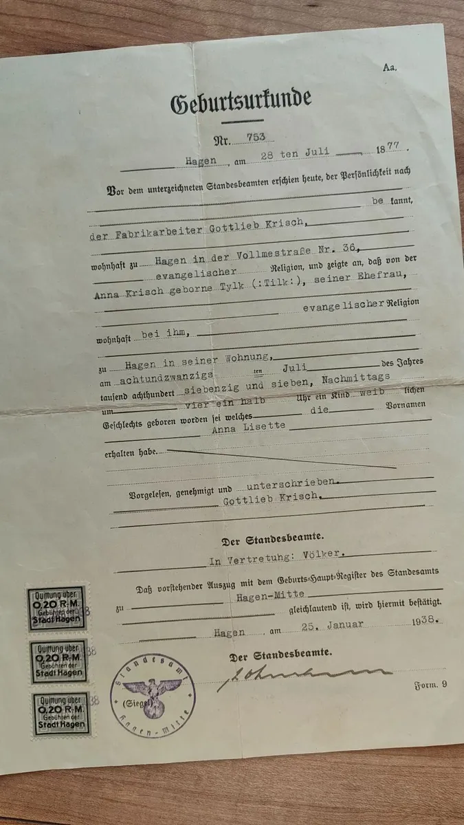 German Documents WW2 - Image 1