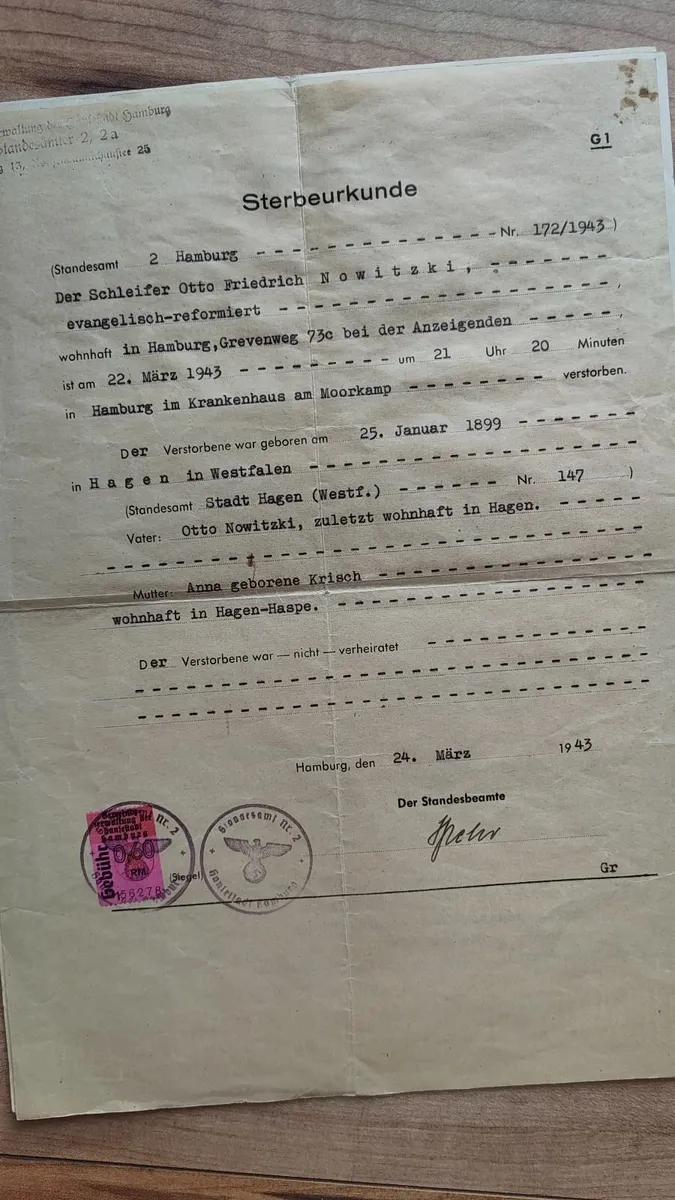 German Documents WW2 - Image 2