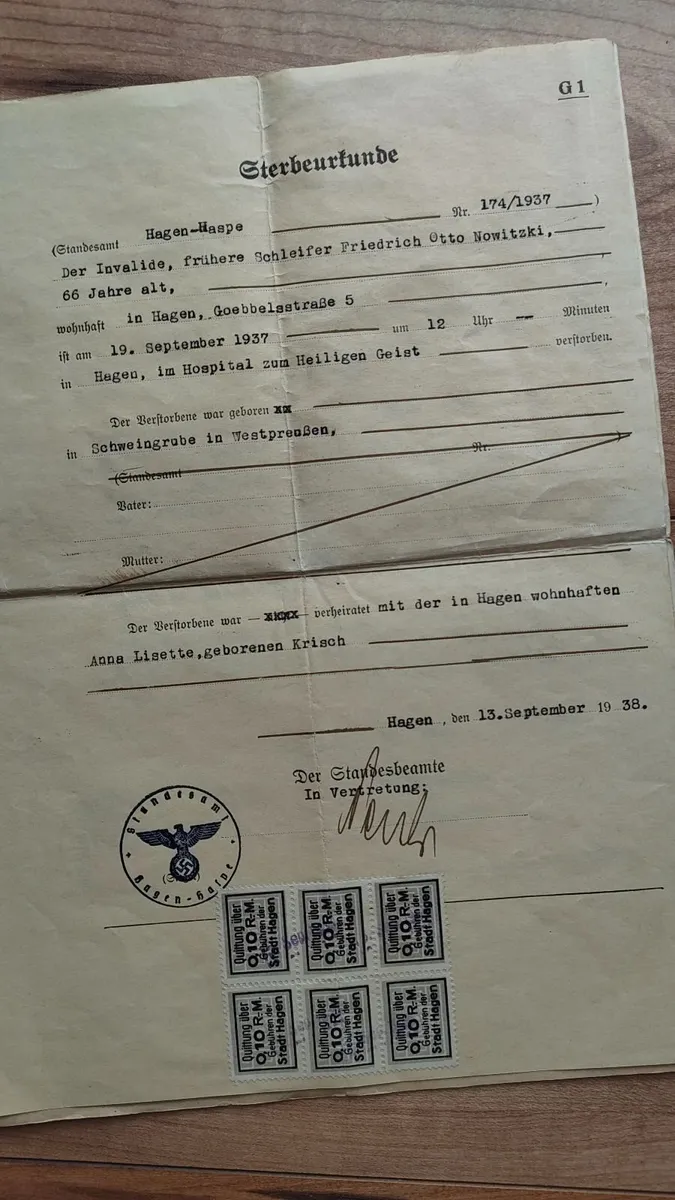 German Documents WW2 - Image 3