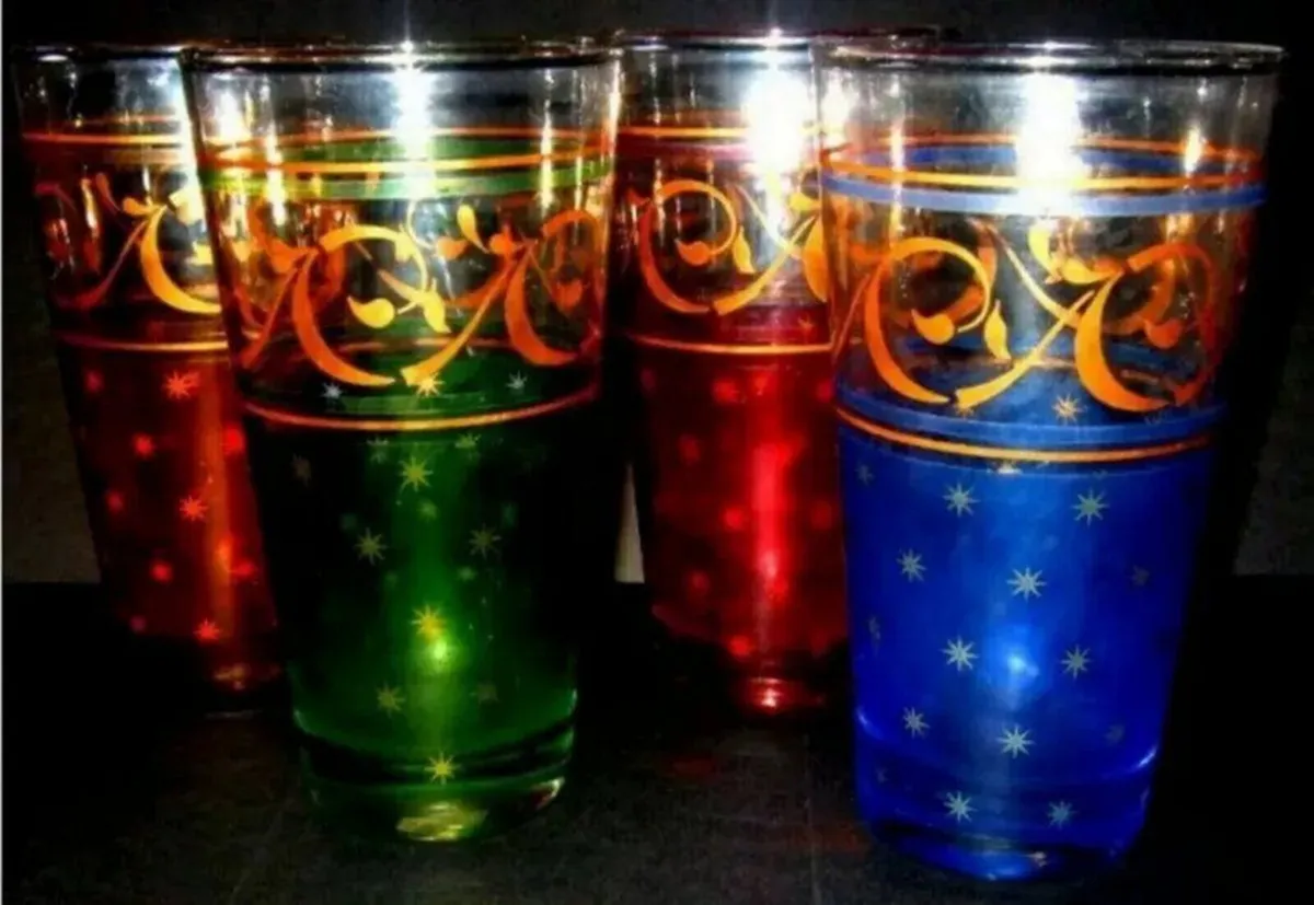 Vintage Harrods 'Marrakesh' Cocktail Glasses - Image 1