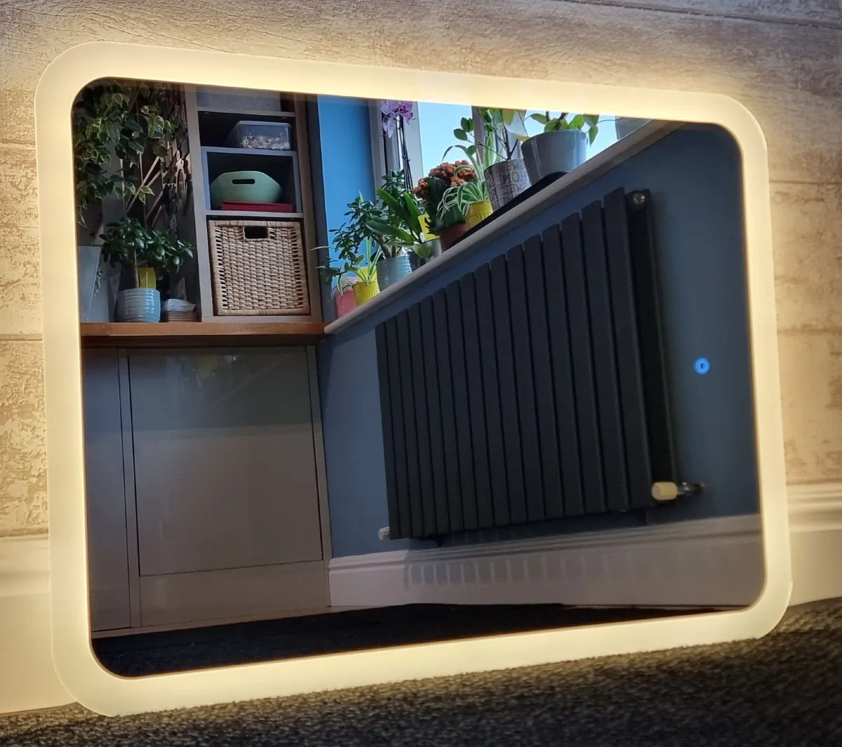 LED Bathroom Mirror 60x80cm Horizontal Vertical - Image 1