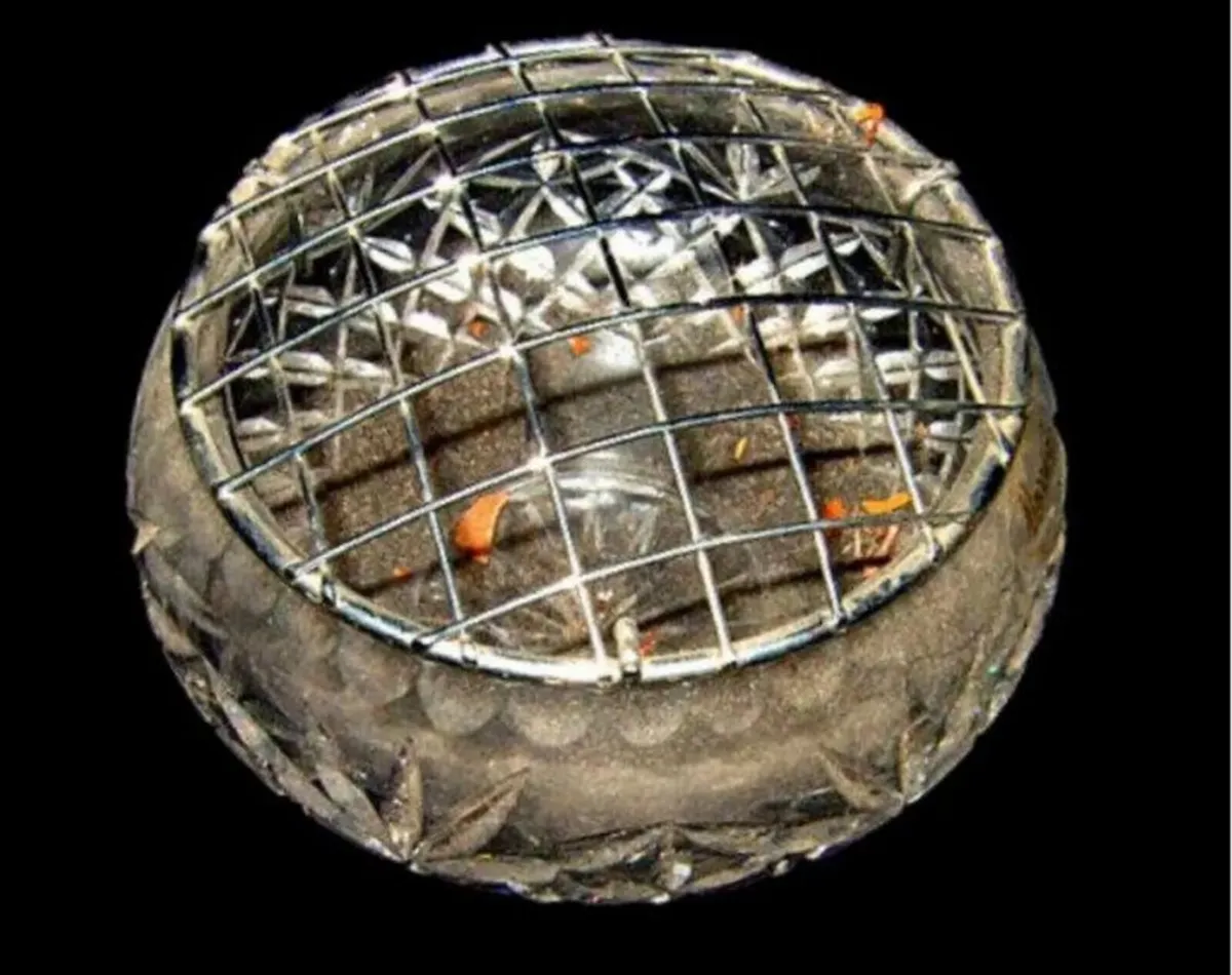 Vintage Harrods Crystal Rose Bowl - Image 2