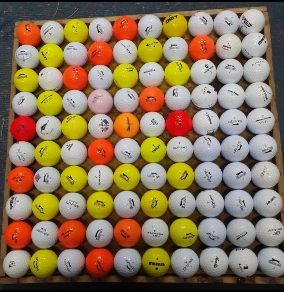 100 Grade A golf balls 40euro