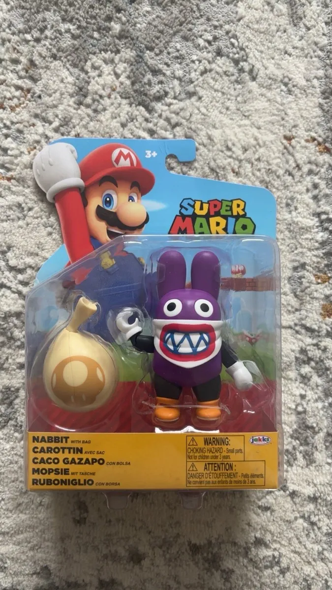 Nintendo Super Mario Nabbit 10cm Figure New In Box - Image 2