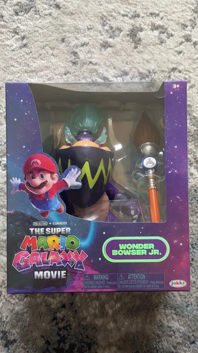 Super Mario Wonder Bowser Jr Paint Brush FigureNew - Image 2