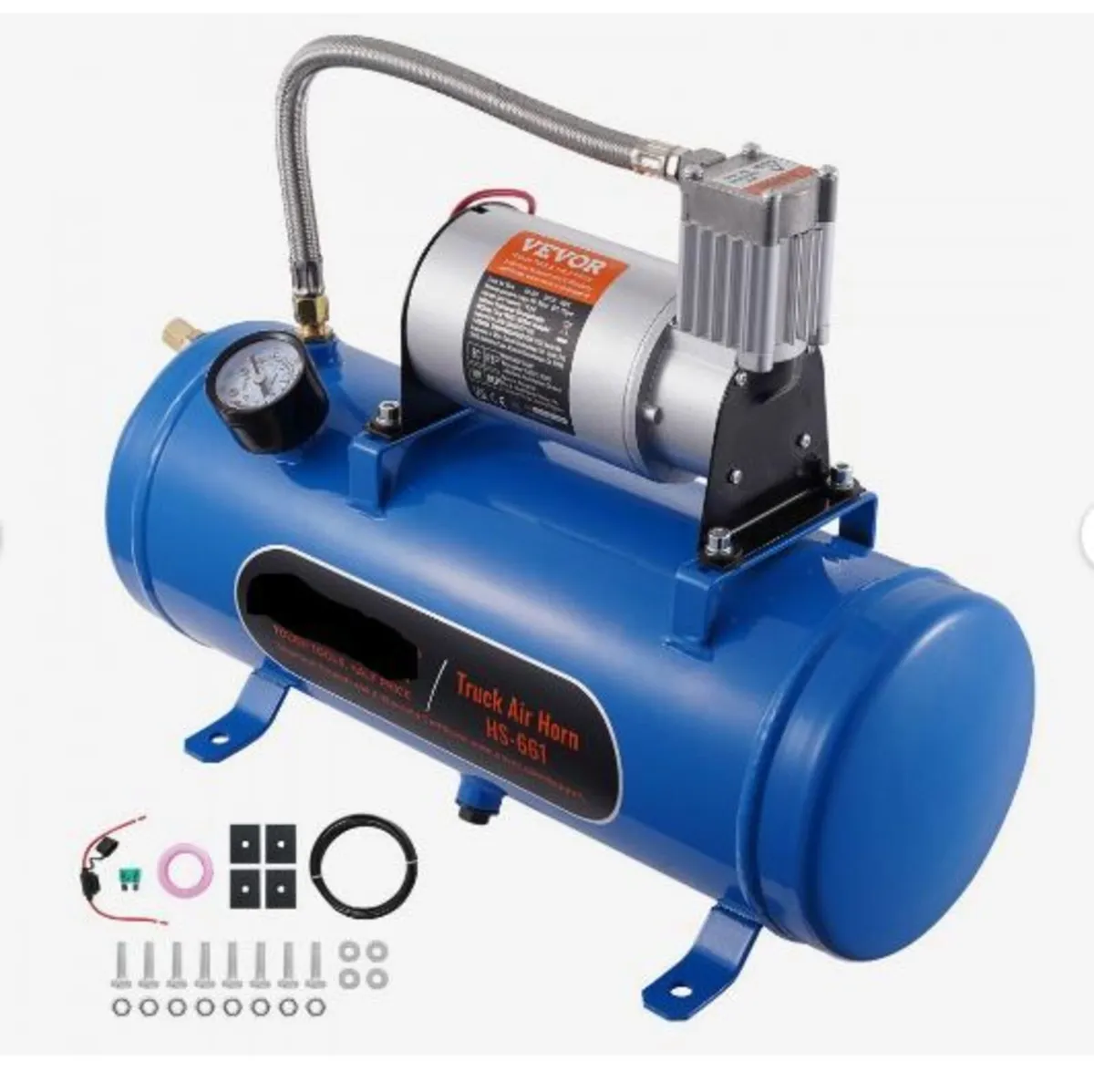 12V Air Compressor with Tank - Image 1