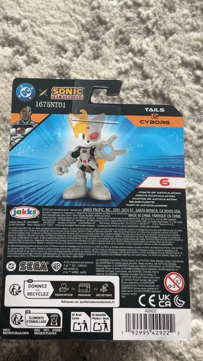 Sonic x DC Tails Cyborg Figure New In Box - Image 3
