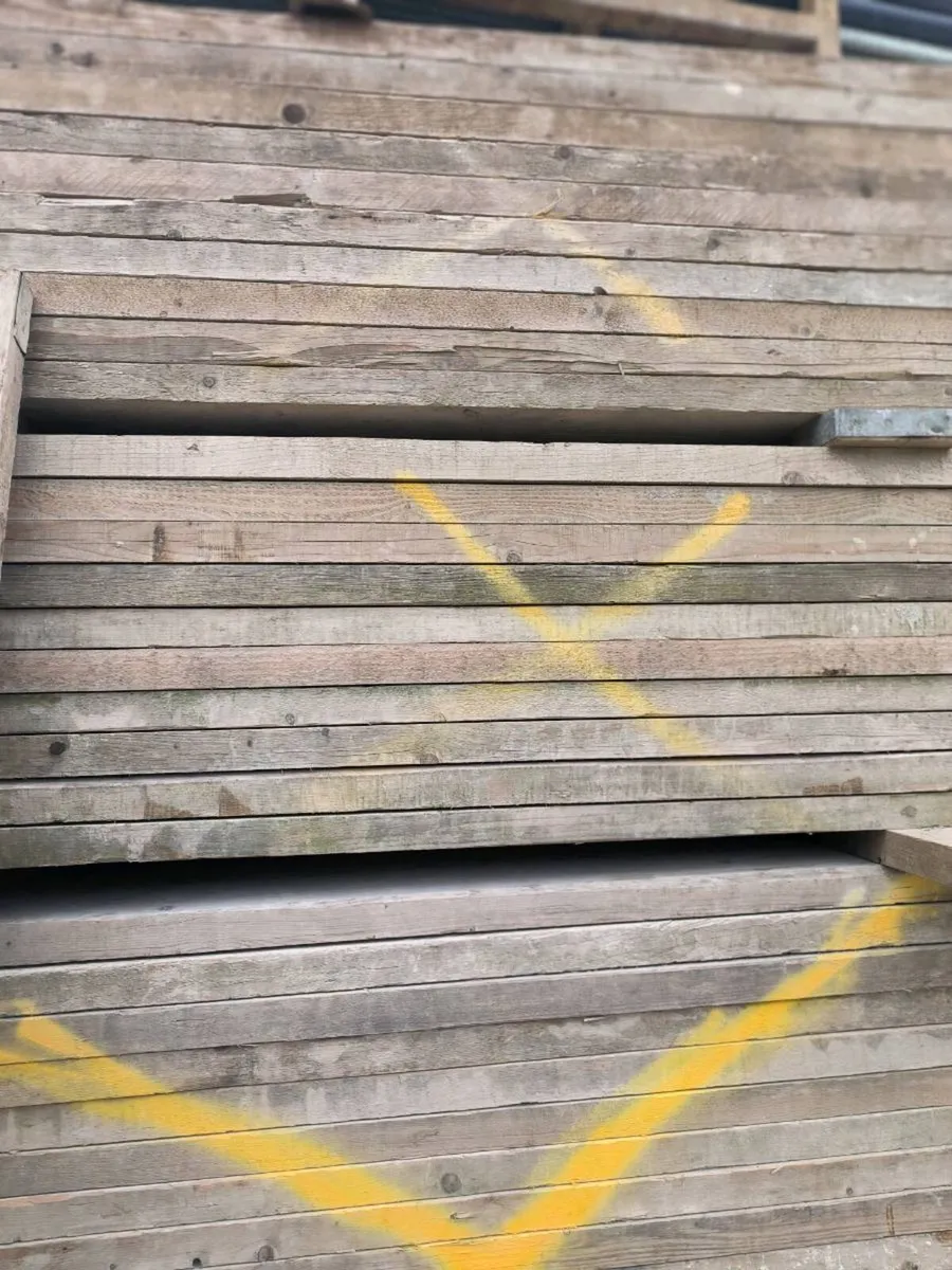 8 foot scaffolding planks - Image 2