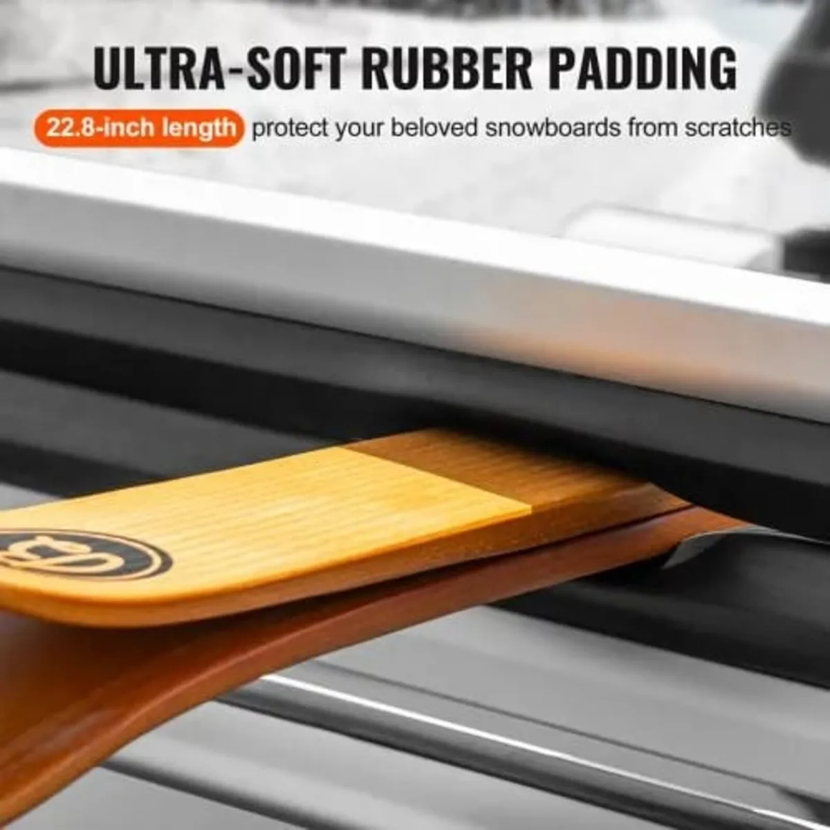 Ski Snowboard Roof Rack 80.5 cm Universal Ski Rack - Image 3