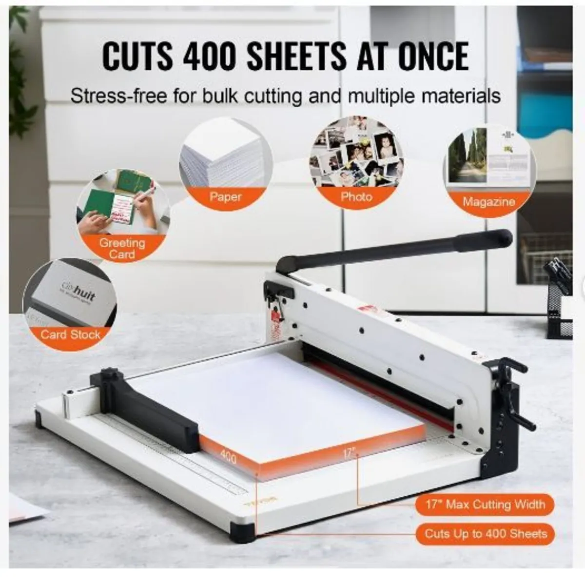 Paper Cutter 43.2 cm A3 Guillotine Paper Trimmer - Image 1
