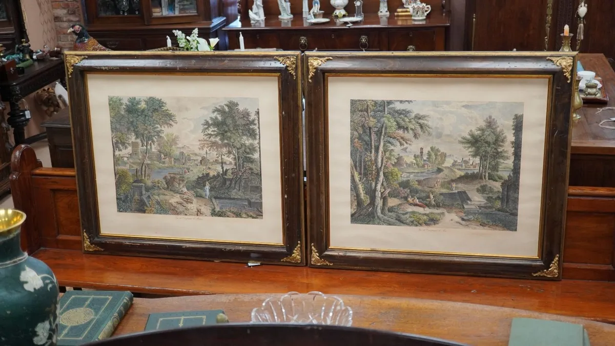 Pair of Large Engravings after Nicolas Poussin - Image 1