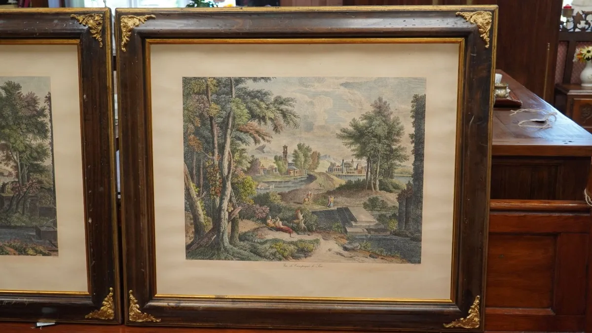 Pair of Large Engravings after Nicolas Poussin - Image 2