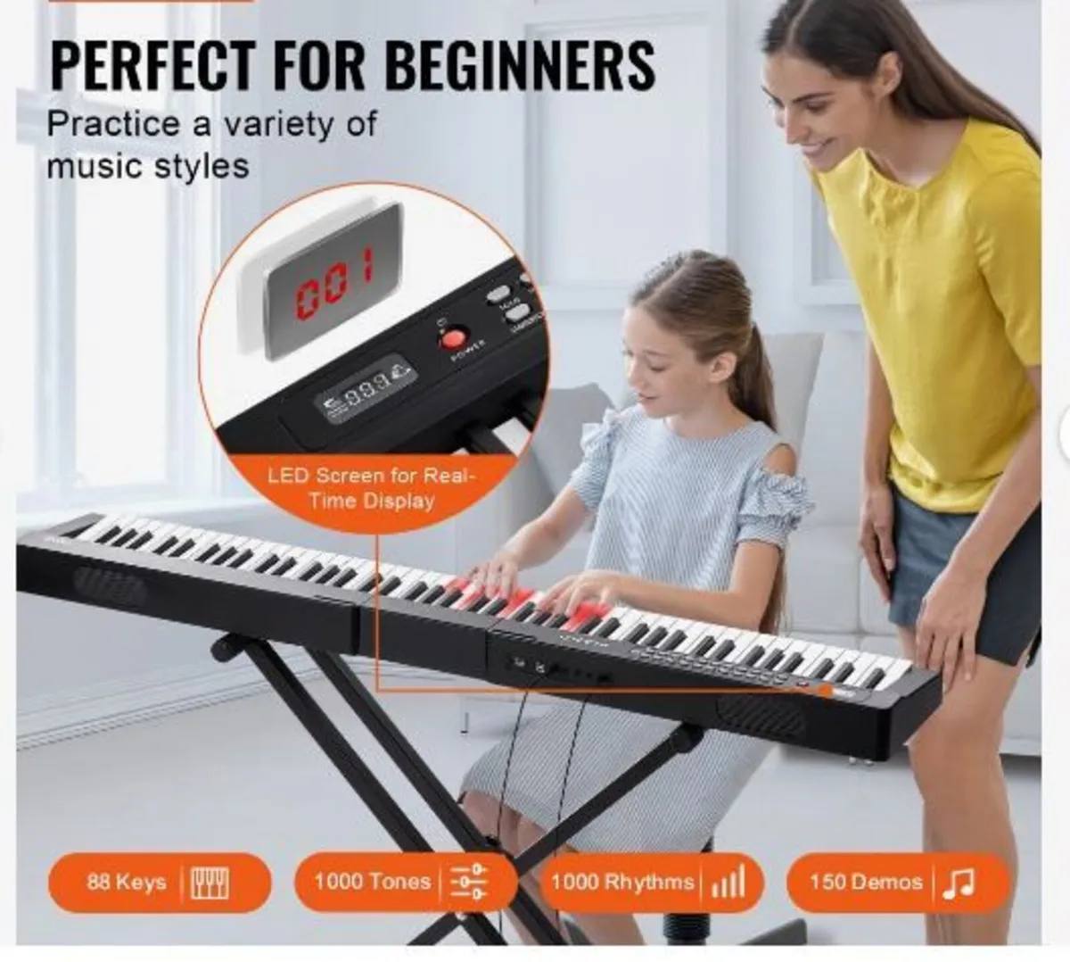 88 Key Digital Piano Keyboard - Image 3