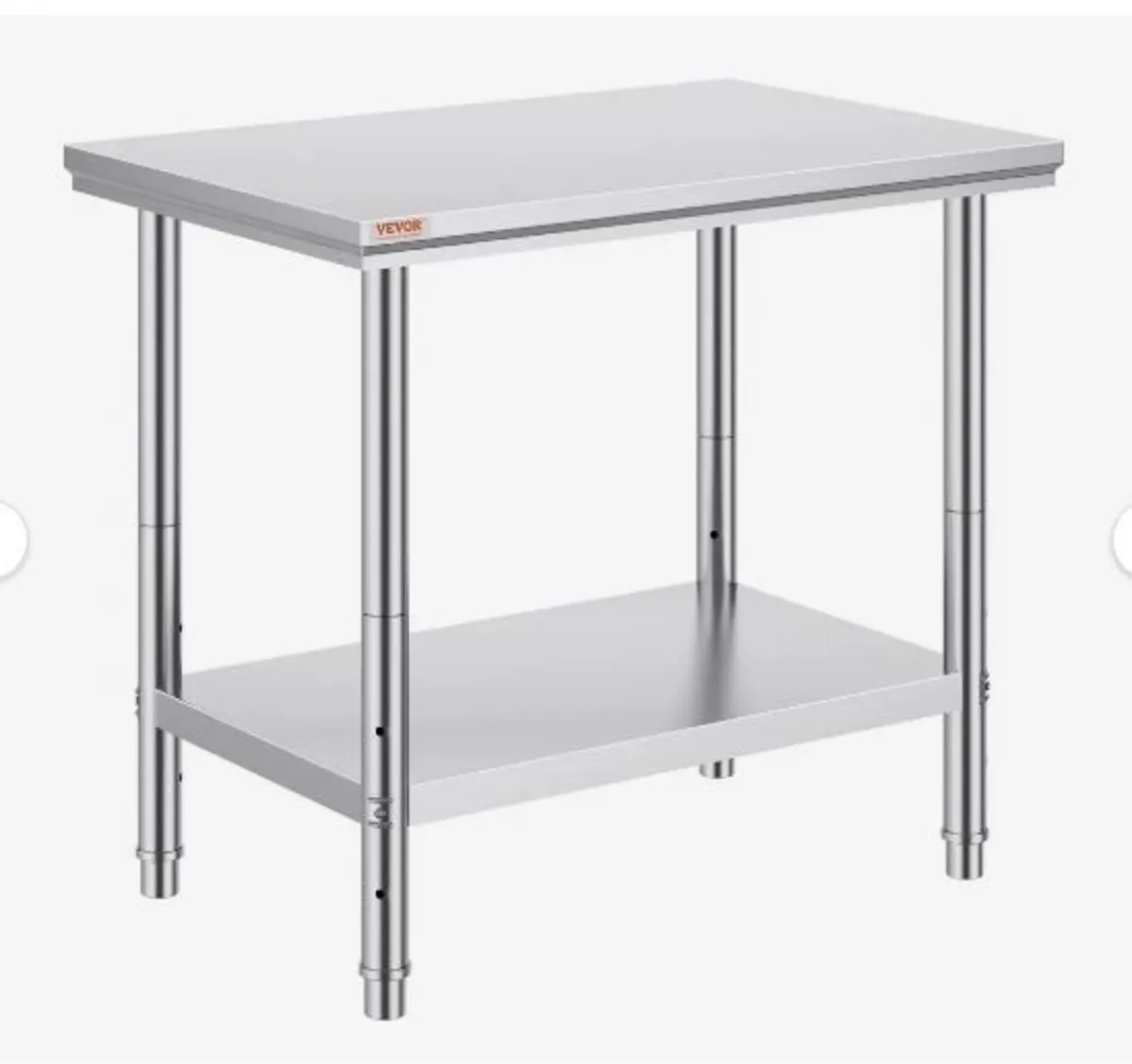 Stainless Steel Prep Table, 900x600x800 mm - Image 3