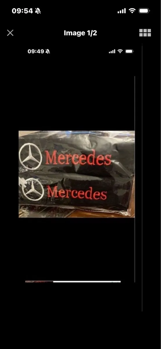 Mercedes Seat Belt Cushion Set - Image 1