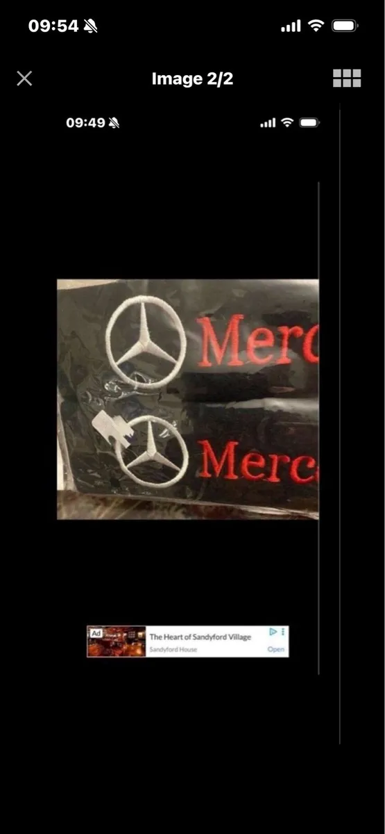 Mercedes Seat Belt Cushion Set - Image 2