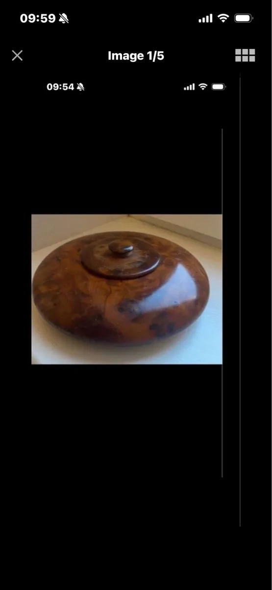 Handcrafted Walnut Trinket/ Jewellery Box - Image 1
