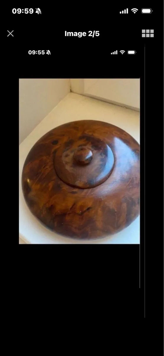 Handcrafted Walnut Trinket/ Jewellery Box - Image 2
