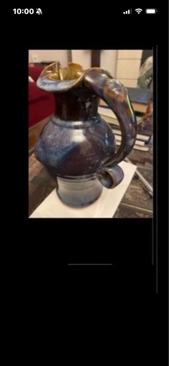Colm De Ris Celtic Pottery Jug - Image 2
