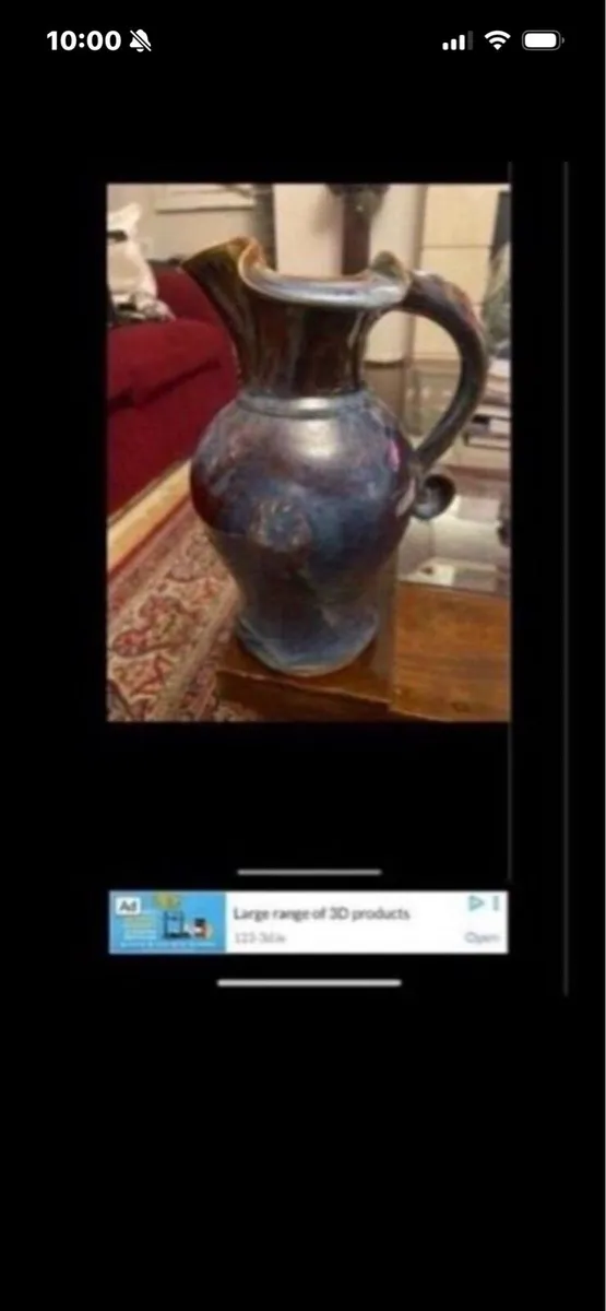 Colm De Ris Celtic Pottery Jug - Image 3