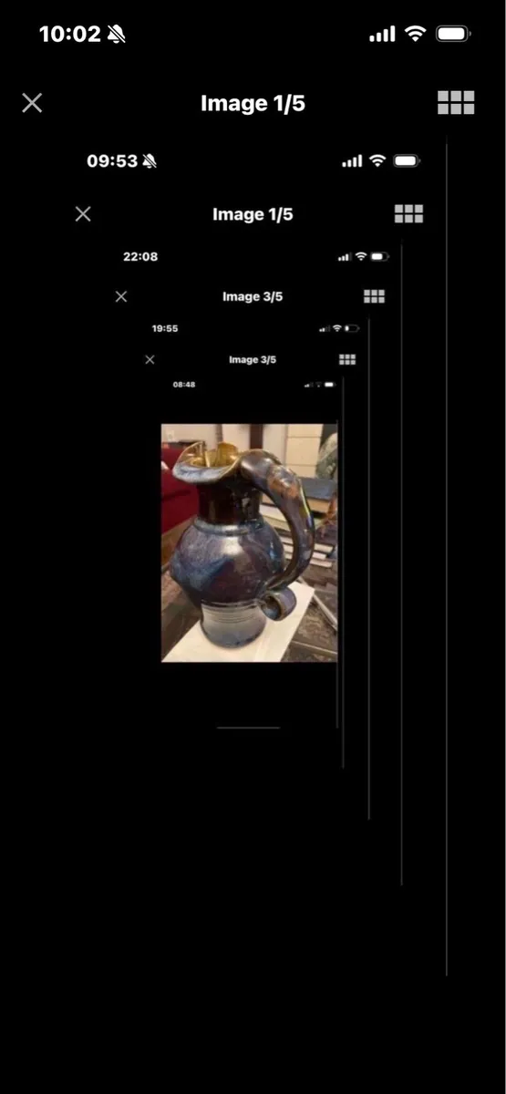 Colm De Ris Celtic Pottery Jug - Image 1