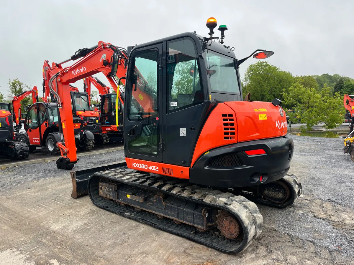 2022 Kubota KX080-4 - Image 3