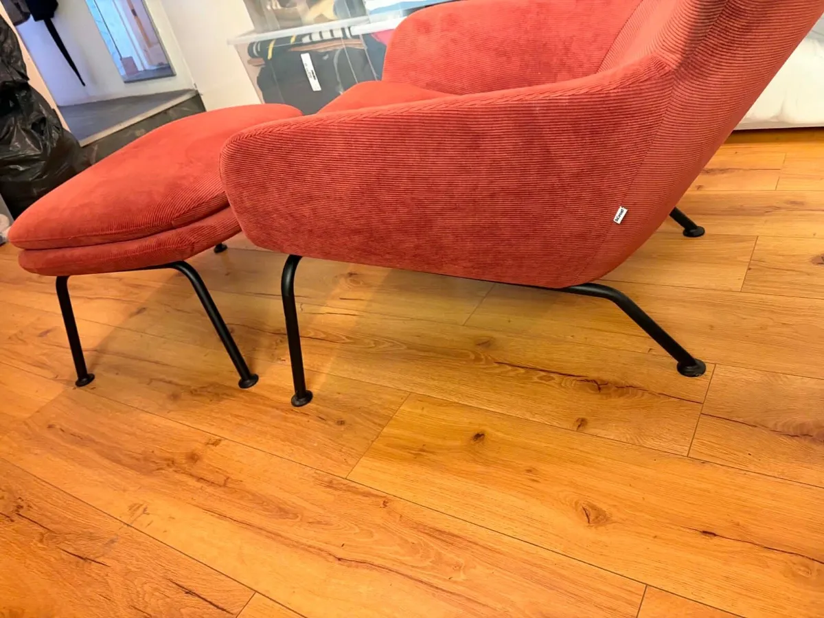 Boconcept new arm chair + stool - Image 3