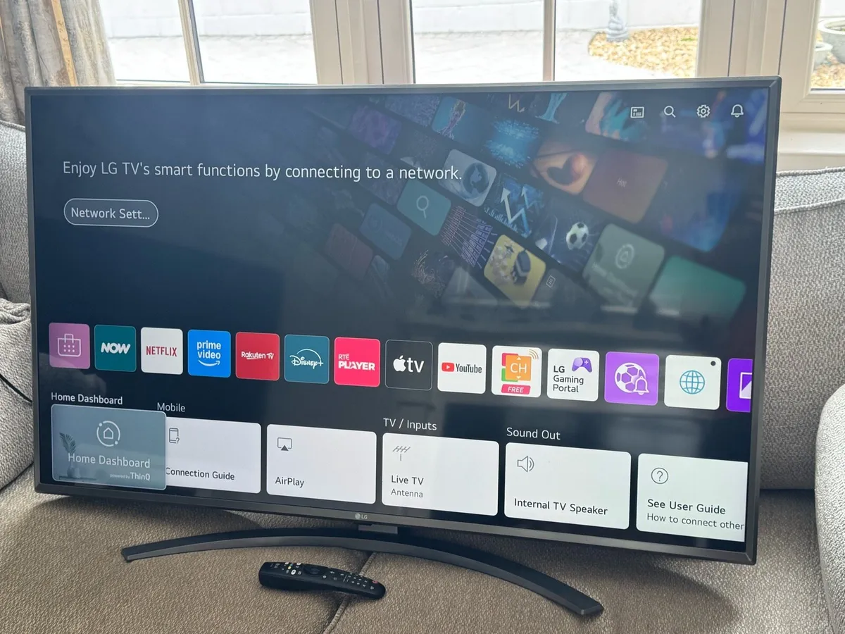 Lg smart tv 50”