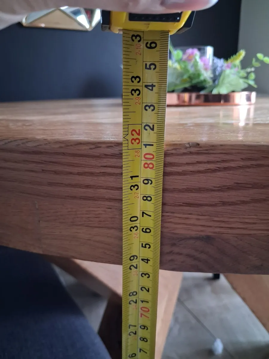 Solid Oak Kitchen table - Image 4