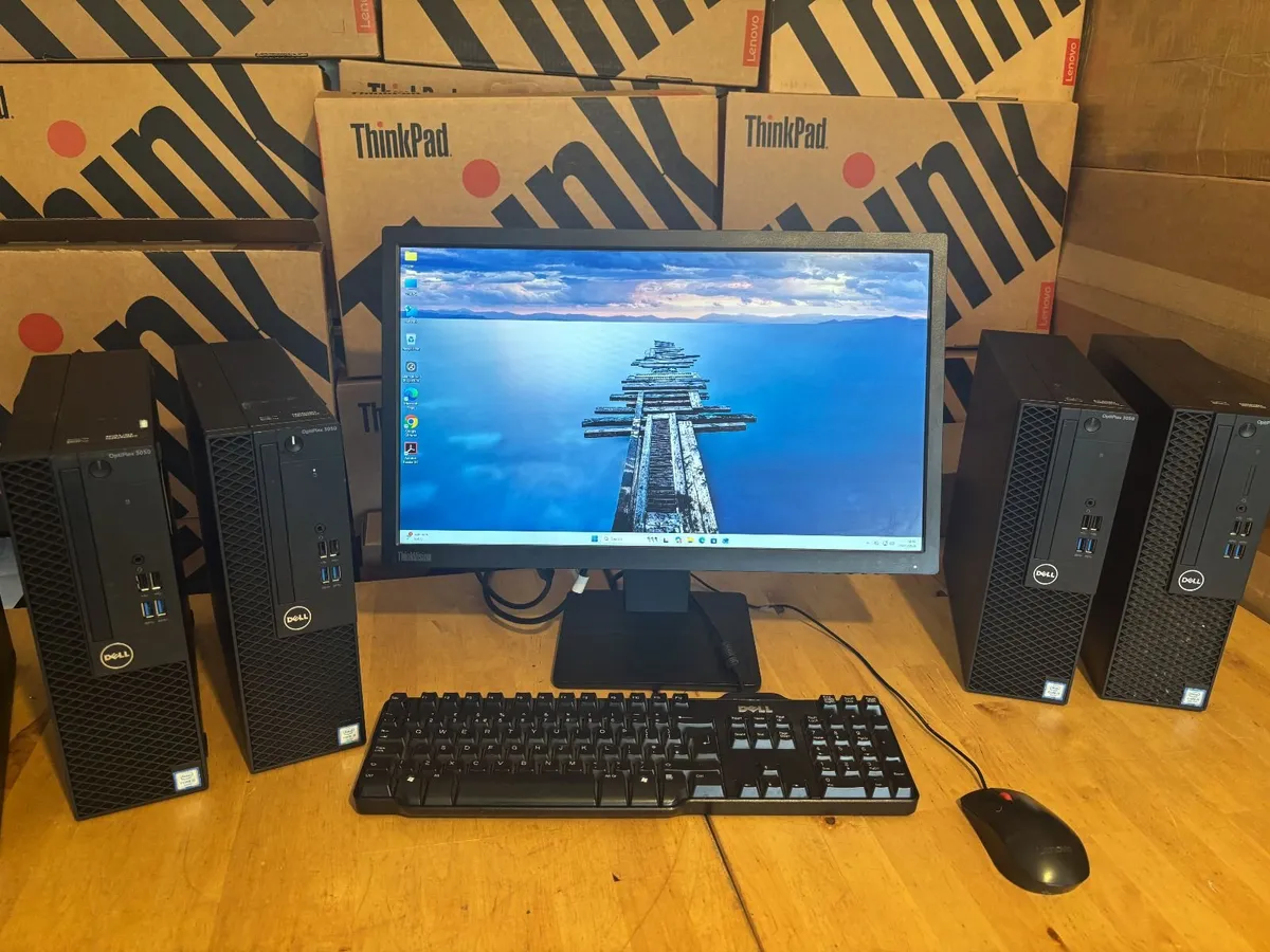 Dell Optiplex 3050 PCs-i5-22" Screen-Win 11 Pro - Image 3