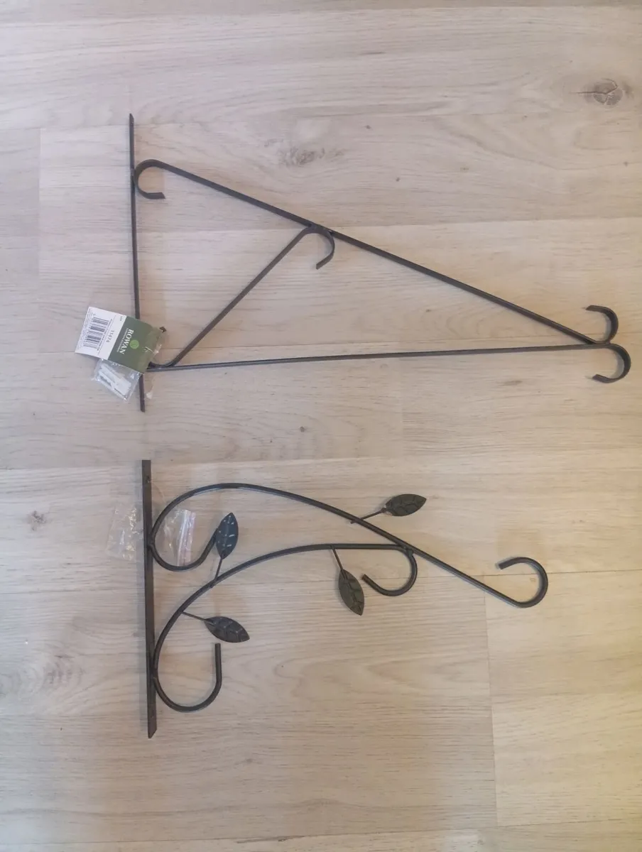 New Quality Wall Flower Basket Hanging Brackets - Image 3