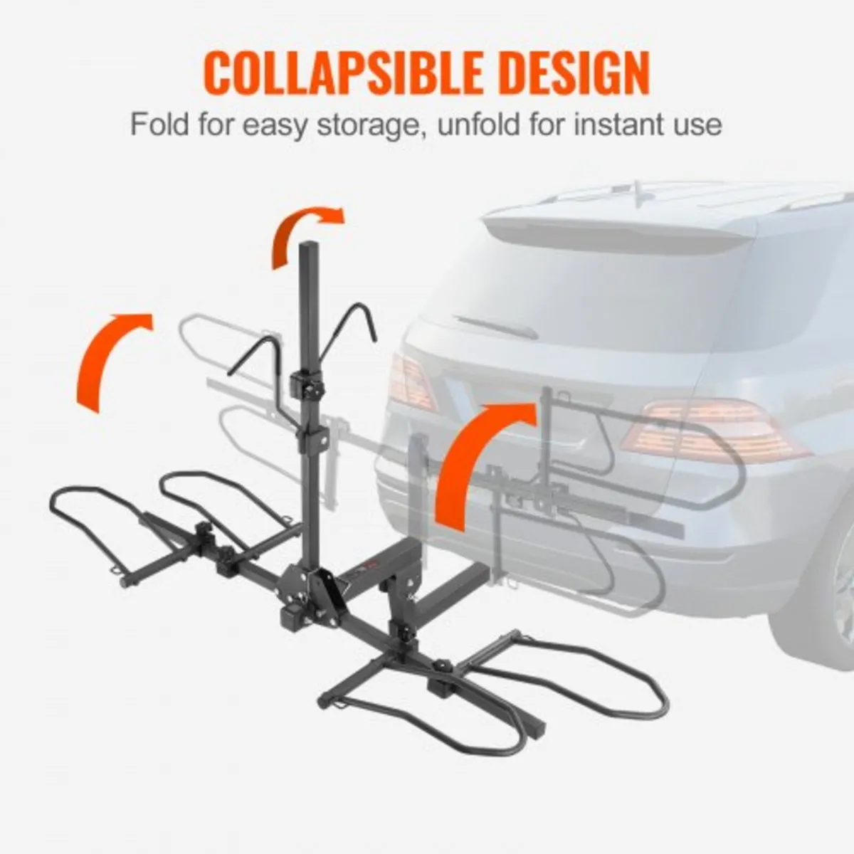 Hitch Mount Bike Rack, 2-Bike Platform Style, 160 - Image 2