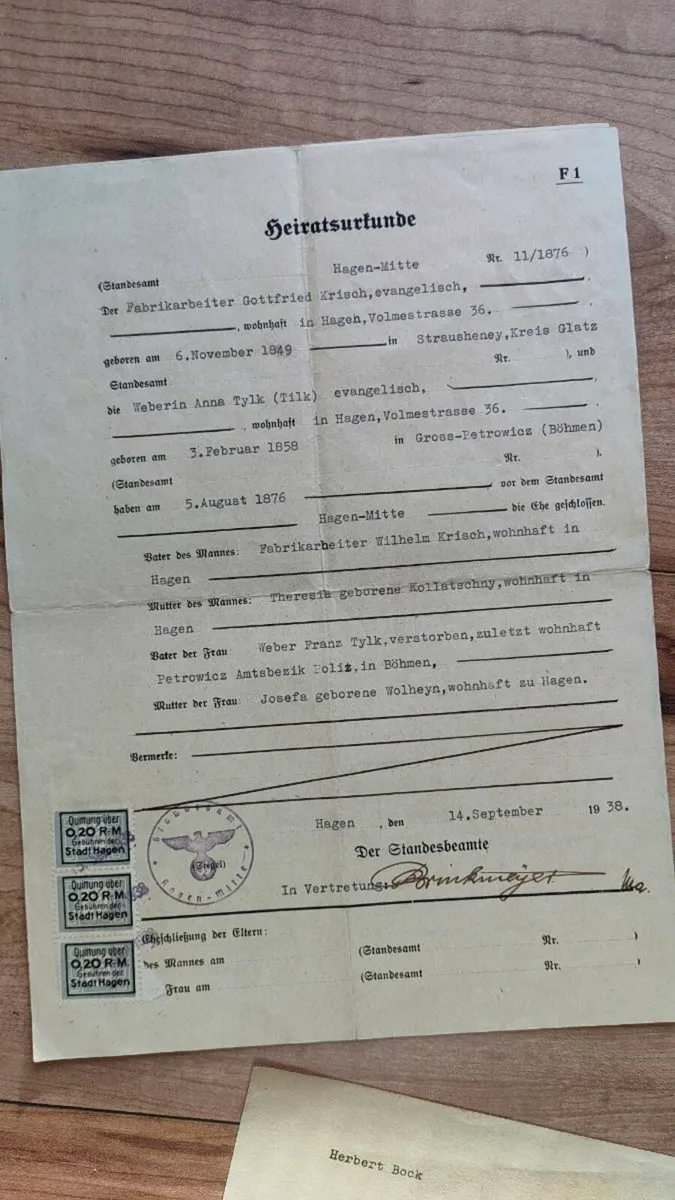 German WW2 Documents - Image 4