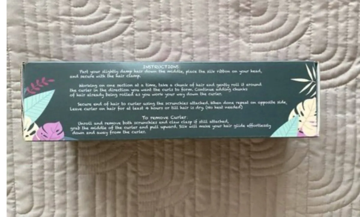 BNWT Heatless Curling Rod Headband - Silk - Image 3