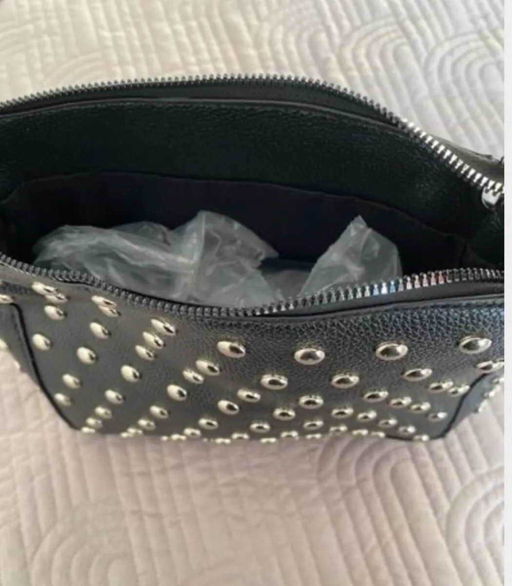 Shein - Black Studded Bag - Image 3