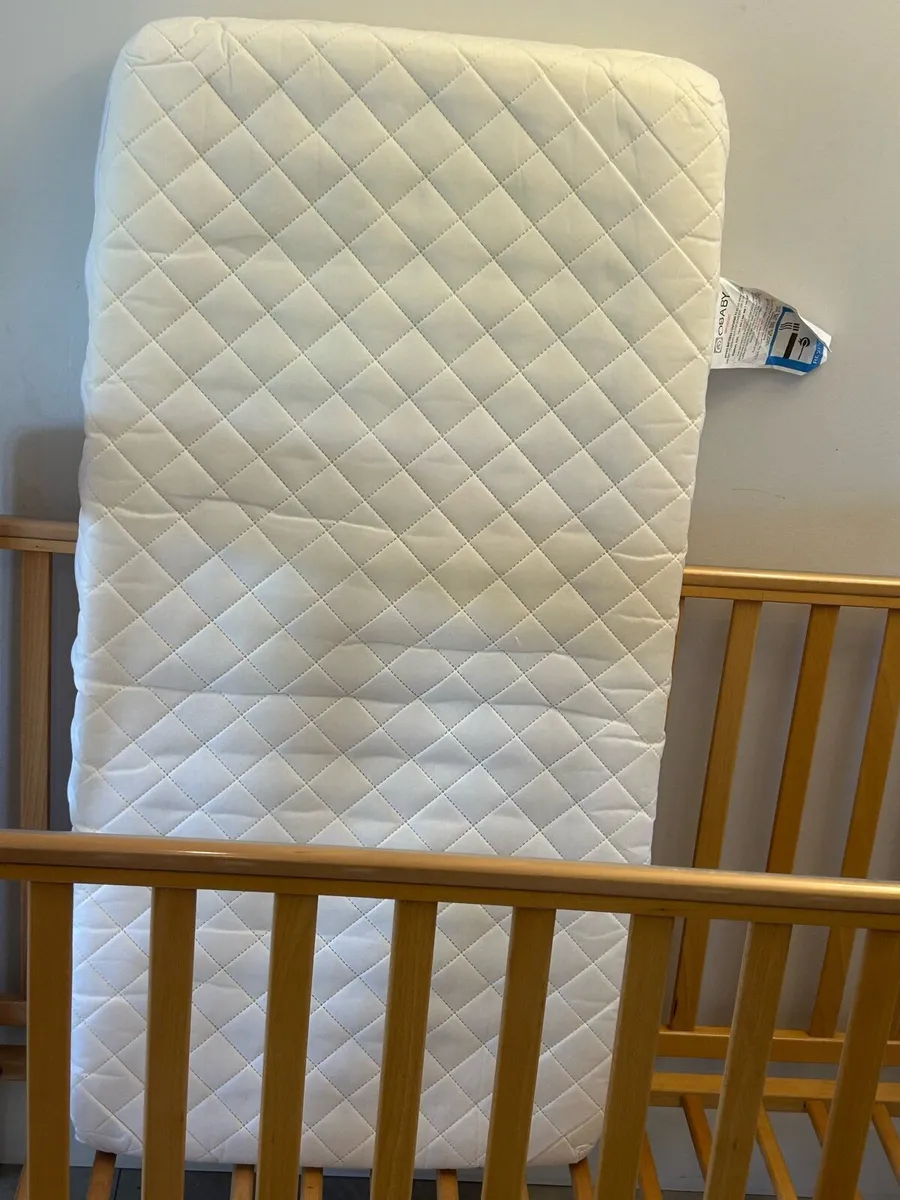 Cot and Mattress for sale - Image 2