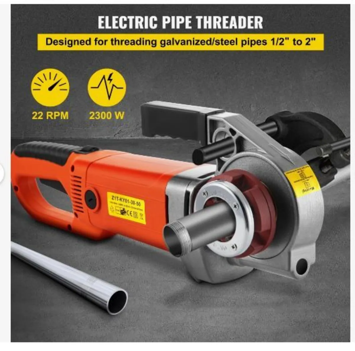 Electric Pipe Threader, 2300W - Image 2