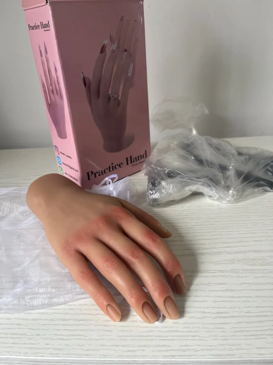 Silicone Nail Practice Hand - Image 3