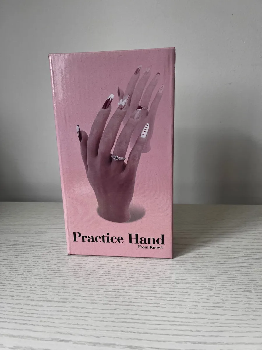 Silicone Nail Practice Hand - Image 1